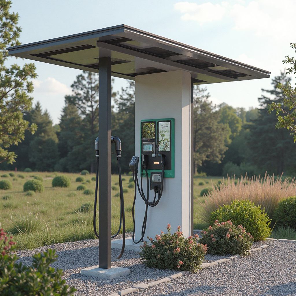 Integración paneles solares estación
